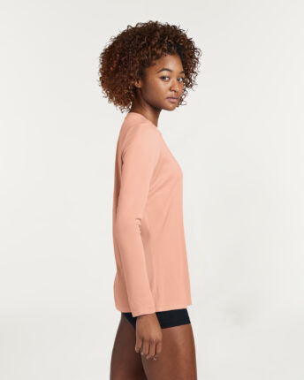 Girls Performance Long Sleeve - Soft Coral